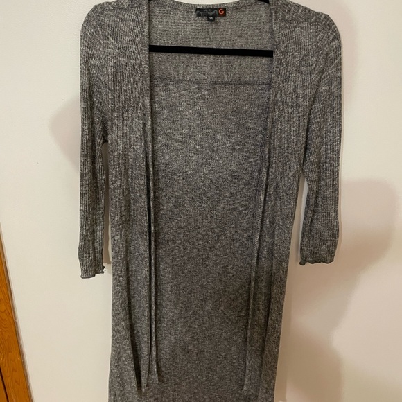 G by Guess Gray Cardigan - Picture 1 of 5